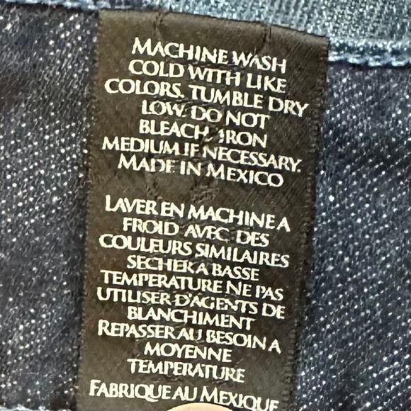 Black Orchid Women's Skinny Jeans Size 26‎ Blue Zipper Accents Stretch Denim - Picture 10 of 10